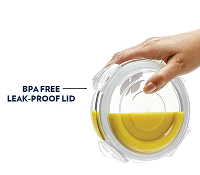 Olive ware pepper Glass Lunch Box