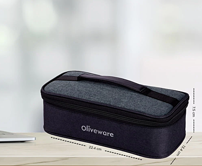 Olive ware pepper Glass Lunch Box