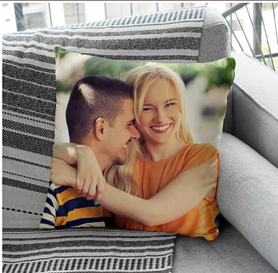 Printed Photo Pillow/Cushion - Cushion Cover With Filler, White, Set Of 1, Satin, 12X12 Inches Printed Photo Pillow/Cushion - Cushion Cover With Filler, White, Set Of 1, Satin, 12X12 Inches