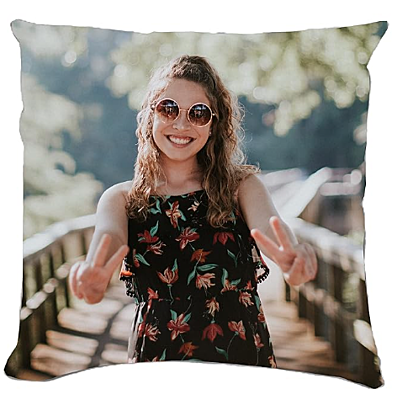 Printed Complete Pillow Customized With Your Photos, Best For Birthday (12 X 12 Inch), Satin, Valenting Gift, Multicolour Printed Complete Pillow Customized With Your Photos, Best For Birthday (12 X 12 Inch), Satin, Valenting Gift, Multicolour