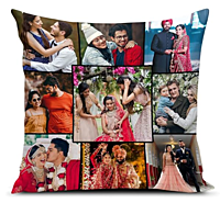 Printed Photo Cushion/Pillow with Filler (Size:- 12x12 inches, Multicolor)