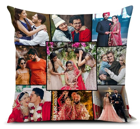 Printed Photo Cushion/Pillow with Filler (Size:- 12x12 inches, Multicolor) Printed Photo Cushion/Pillow with Filler (Size:- 12x12 inches, Multicolor)