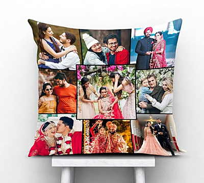 Printed Photo Cushion/Pillow with Filler (Size:- 12x12 inches, Multicolor) Printed Photo Cushion/Pillow with Filler (Size:- 12x12 inches, Multicolor)