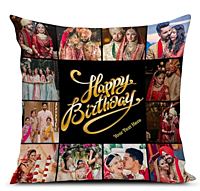 Printed  Photo Cushion/Pillow with Filler (Multicolour, 12x12 Inches, Style 25)