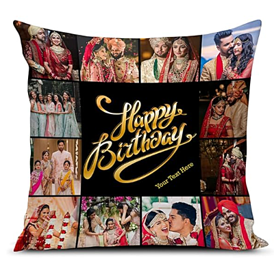 Printed Photo Cushion/Pillow with Filler (Multicolour, 12x12 Inches, Style 25) Printed Photo Cushion/Pillow with Filler (Multicolour, 12x12 Inches, Style 25)