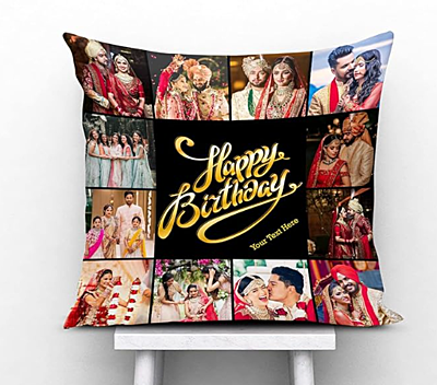 Printed Photo Cushion/Pillow with Filler (Multicolour, 12x12 Inches, Style 25) Printed Photo Cushion/Pillow with Filler (Multicolour, 12x12 Inches, Style 25)