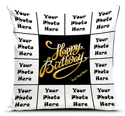 Printed Photo Cushion/Pillow with Filler (Multicolour, 12x12 Inches, Style 25) Printed Photo Cushion/Pillow with Filler (Multicolour, 12x12 Inches, Style 25)