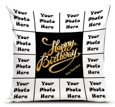 Printed Photo Cushion/Pillow with Filler (Multicolour, 12x12 Inches, Style 25) Printed Photo Cushion/Pillow with Filler (Multicolour, 12x12 Inches, Style 25)