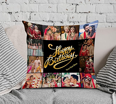 Printed Photo Cushion/Pillow with Filler (Multicolour, 12x12 Inches, Style 25) Printed Photo Cushion/Pillow with Filler (Multicolour, 12x12 Inches, Style 25)