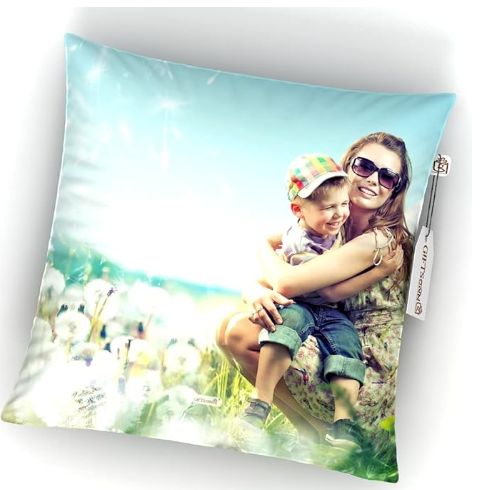 Printed Microfiber Satin Personalized/Photo Cushion with Filler or Card (12x12 inch, White) for Valentine's Day Printed Microfiber Satin Personalized/Photo Cushion with Filler or Card (12x12 inch, White) for Valentine's Day