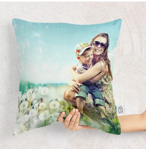 Printed Microfiber Satin Personalized/Photo Cushion with Filler or Card (12x12 inch, White) for Valentine's Day Printed Microfiber Satin Personalized/Photo Cushion with Filler or Card (12x12 inch, White) for Valentine's Day