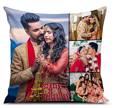 Printed Photo Cushion/Pillow For Gift To Husband,Wife,Mother,Rakhi With Filler. Size:- 12X12 Inches, Colour:- Multi, Style 22 Printed Photo Cushion/Pillow For Gift To Husband,Wife,Mother,Rakhi With Filler. Size:- 12X12 Inches, Colour:- Multi, Style 22