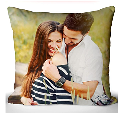 Printed Satin Personalized Photo Pillow (White, 12x12-inch) Printed Satin Personalized Photo Pillow (White, 12x12-inch)