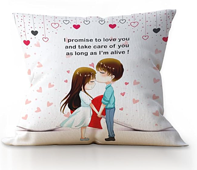 Printed I Promise to Love You Theme Valentine Day Gift for Girlfriend/Wife/Husband/Boyfriend Printed I Promise to Love You Theme Valentine Day Gift for Girlfriend/Wife/Husband/Boyfriend