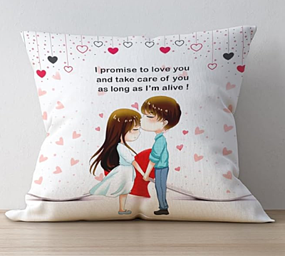Printed I Promise to Love You Theme Valentine Day Gift for Girlfriend/Wife/Husband/Boyfriend Printed I Promise to Love You Theme Valentine Day Gift for Girlfriend/Wife/Husband/Boyfriend