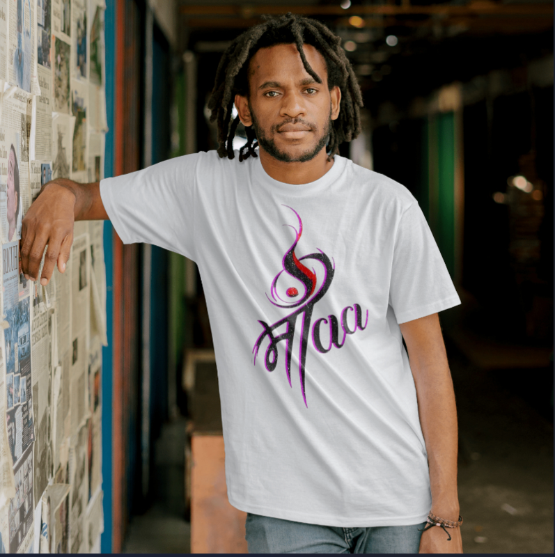 Squareknot -Maa Love Text Printed White T-shirt |Cotton Tshirt |Maa Print