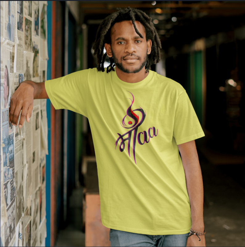Squareknot -Maa Love Text Printed Light Yellow T-shirt |Cotton Tshirt |Maa Print Squareknot -Maa Love Text Printed Light Yellow T-shirt |Cotton Tshirt |Maa Print