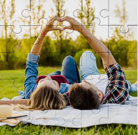 Personalised Wooden Photo Jigsaw Puzzle - Gift for Valentine's Day, for Boyfriend, Girlfriend, Wife, Husband, 6 x 6cm Square Shape MDF Puzzle (PTMS) Personalised Wooden Photo Jigsaw Puzzle - Gift for Valentine's Day, for Boyfriend, Girlfriend, Wife, Husband, 6 x 6cm Square Shape MDF Puzzle (PTMS)