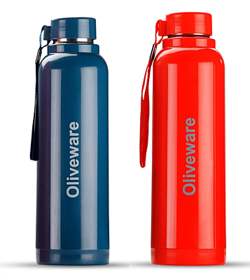 Olive Ware Aura Insulated Steel Bottle 690ML