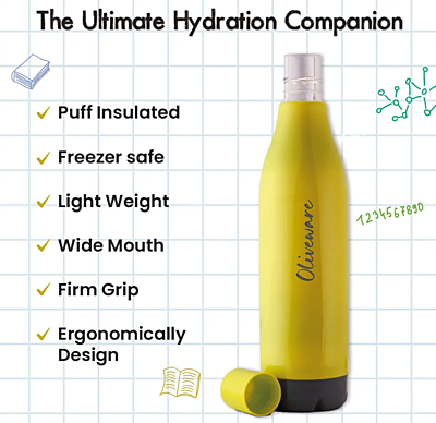 Olive Ware Rivo Insulated Bottle 1000ML