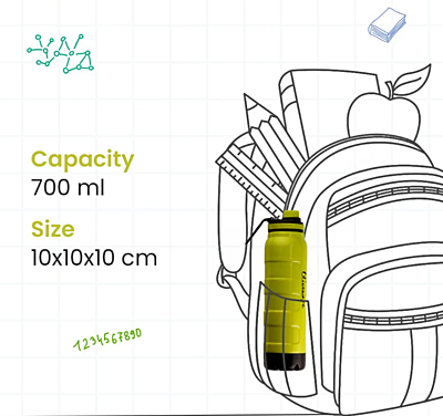 Olive Ware Boom Buzz Insulated Bottle 700ML