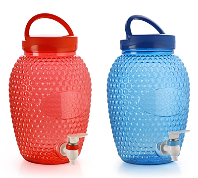 Olive ware Boom Water jug, Capacity- 4 Liter with 4 Glasses