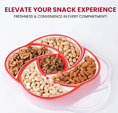 Olive ware Elegant Snack & Dry Fruit Candy Tray