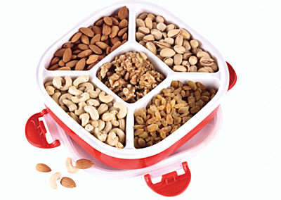 Olive ware Square Snacks & Dry Fruit Candy