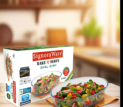 Signora ware Bake 'N'  Serve Oval Dish 700ML