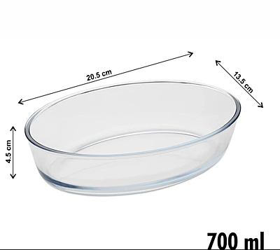 Signora ware Bake 'N'  Serve Oval Dish 700ML
