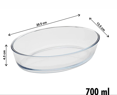 Signora ware Bake &Serve Oval  Square Dish 700ML