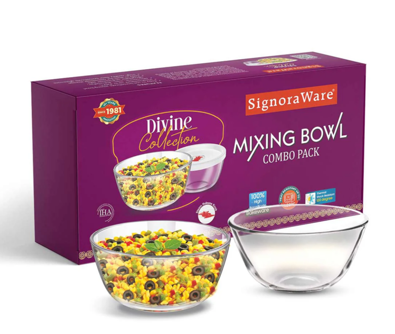 Signora ware Mixing Bowl Combo, 1000ML Signora ware Mixing Bowl Combo, 1000ML