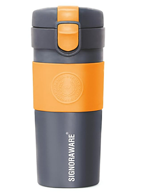 Signora ware Elite Vacuum Insulated Steel Mug, 410 ML Signora ware Elite Vacuum Insulated Steel Mug, 410 ML