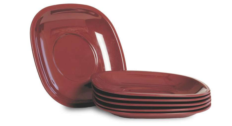 Signora Ware Quarter Snacks Plate Set/6