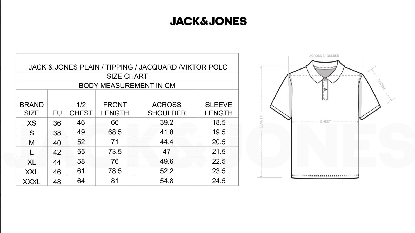 Jack & Jones Jacquard Polo T-Shirt