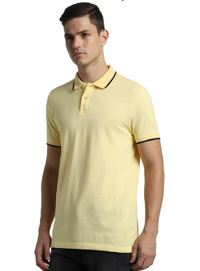 Jack & Jones Jacquard Tipping  T-Shirt