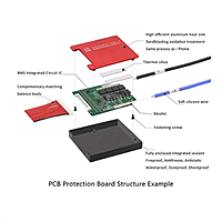 Daly 4s 12V 3.2V BMS 40A Waterproof PCM for LFP Battery Pack BMS