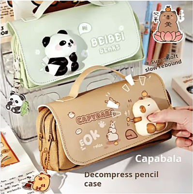 New EVA Pencil Cases 3D Large Capacity Double-Layer Portable Cartoon Kids Students Stationery Bags Zipper Children Gift New EVA Pencil Cases 3D Large Capacity Double-Layer Portable Cartoon Kids Students Stationery Bags Zipper Children Gift