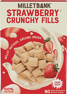 Millet strawberry Crunchy fills