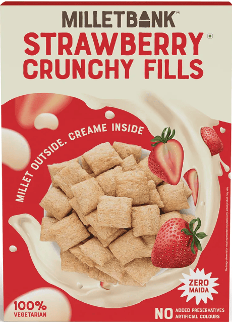 Millet strawberry Crunchy fills