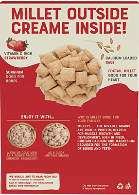 Millet strawberry Crunchy fills