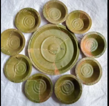 Sala Leaf Donna & Plate Sala Leaf Donna & Plate