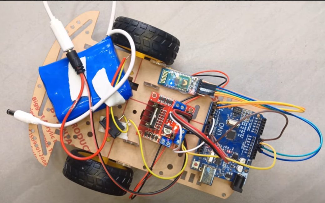 BLUETOOTH CONTROLLED CAR