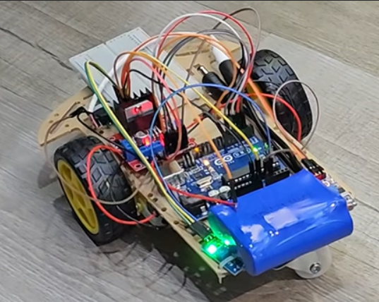 Light follower car