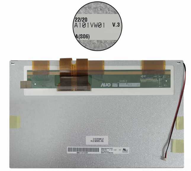 AUO A101VW01-V.3 LCD DISPLAY
