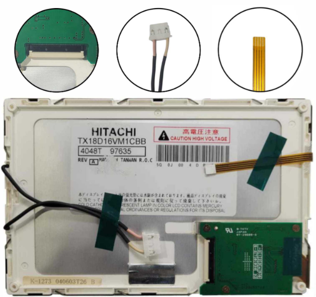 Hitachi TX18D16VM1CBB LCD DISPLAY with Touch