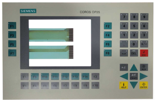 Keypad for Siemens COROS OP25 HMI Panel – Without LED Layer