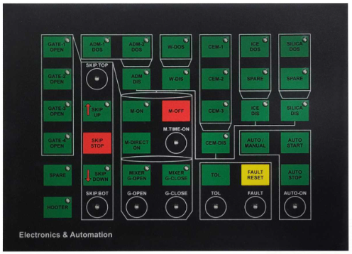 Keypad for Schwing Stetter Batching Plant CP30 – PCB Type