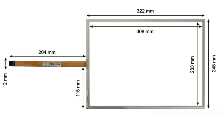 AMT-28201 Touch Screen