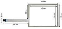 ABON 183x141mm Resistive Touch Screen